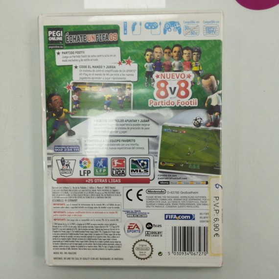 6-6-162555-2-Videojuego Wii wii Fifa 09 all play