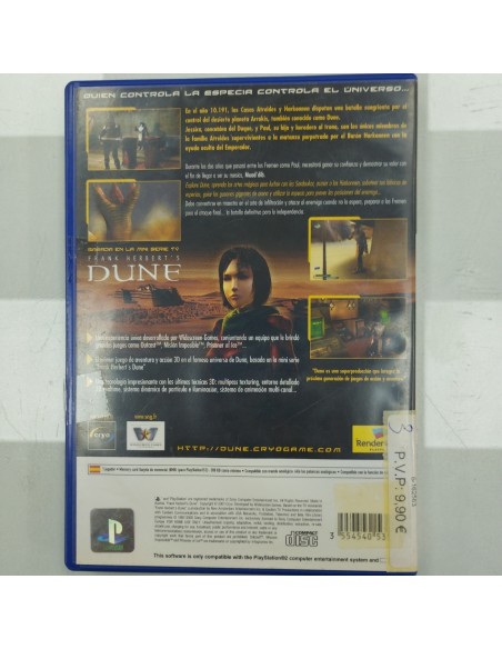 6-6-162563-2-Videojuego PS2 Frank Herbert's Dune