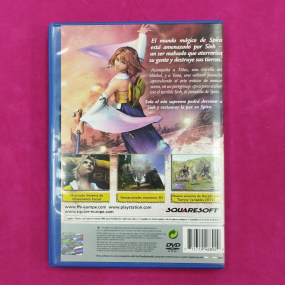 6-6-166933-2-Videojuego PS2 Final fantasy X