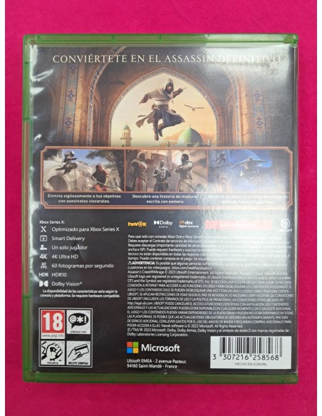 6-6-168110-2-Videojuego Xbox Series X Assasins Creed Mirage