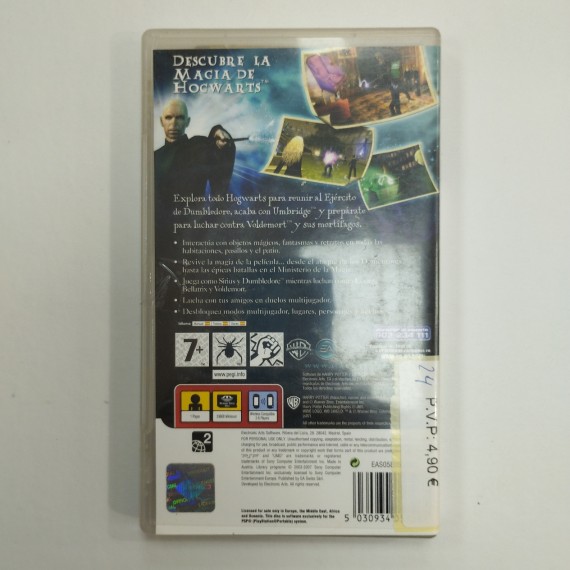 6-6-164336-4-Videojuego PSP PSP harry potter y la orden del fenix