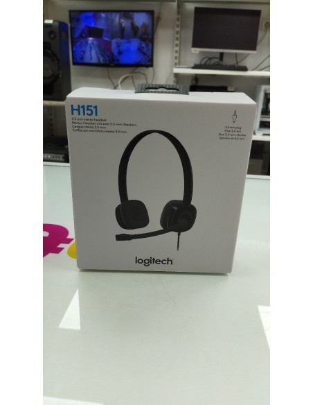 6-6-161464-1-Auriculares Diadema Logitech H151 SIN USO
