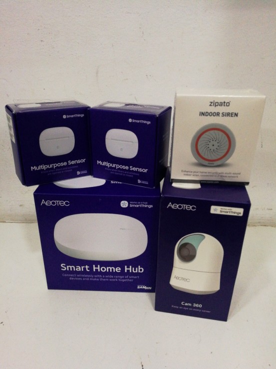 6-6-141245-1-Sistema de seguridad Kit Sensores,camara y smart Hub