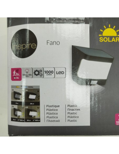 6-6-164617-2-Electricidad Electricidad Aplique solar exterior luz LED