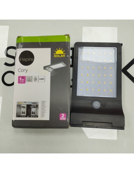 6-6-164618-1-Electricidad Aplique solar exterior luz LED blanco