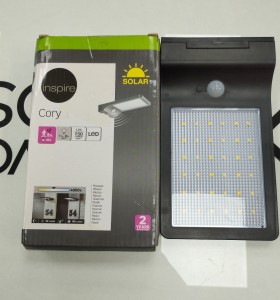 6-6-164619-1-Electricidad Aplique solar exterior luz LED blanco