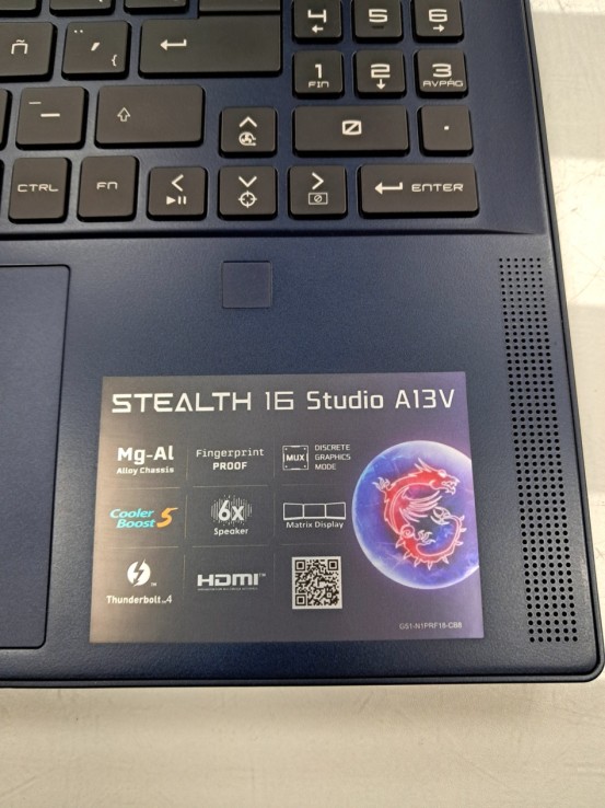 6-6-168336-3-Ordenador Portátil MSI Stealth 16Studio I7 13700H 32GB 1TB RTX 4070 8GB