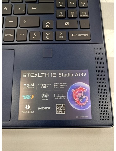 6-6-168336-3-Ordenador Portátil MSI Stealth 16Studio I7 13700H 32GB 1TB RTX 4070 8GB
