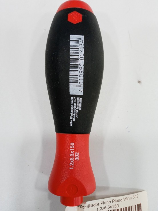 6-6-139292-2-Destornillador Plano Plano Wiha 302 1.2x6.5x150
