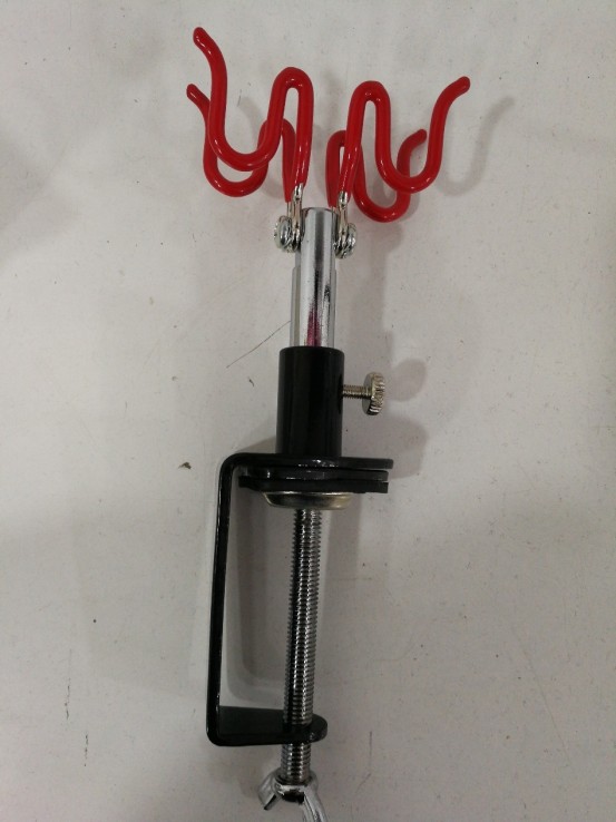 6-6-140962-1-Herramienta Especializada AEROGRAFANDO Soporte De Mesa Holding Para 2 Aerógrafos NUEVO