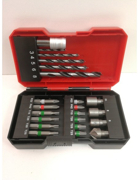 6-6-155120-2-Kit Herramientas Variadas Set Einhell KWB SIN USO