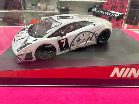 6-6-168022-2-Vehiculo Juguete Scalextric Ninco Lamborghini Gallardo BlancPain