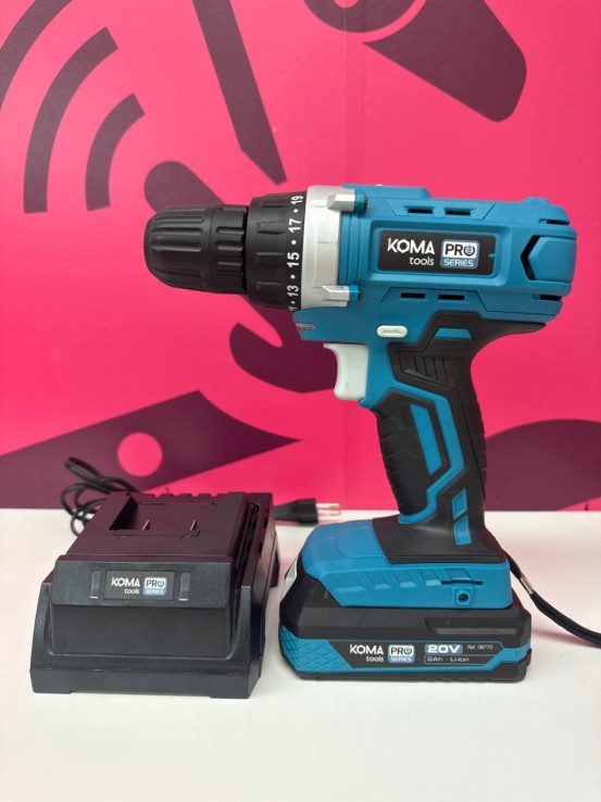 8-8-78063-1-Taladro A Bateria atornillador koma tools Pro Series 20v
