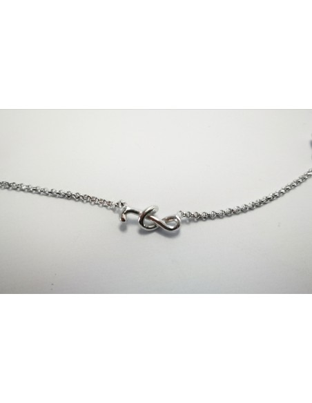 6-1-186711-2-Cadena eslabones tipo rolo Claves de Sol ECL8790 de Rodio 