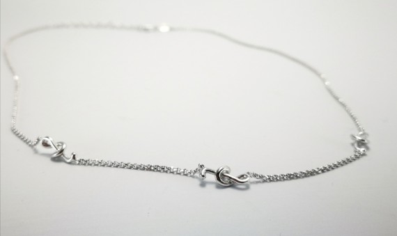 6-1-186712-1-Cadena eslabones tipo rolo Claves de Sol ECL8790 de Rodio 