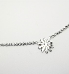 6-1-186722-1-Cadena eslabones tipo rolo Flor ECL 9658 de plata de ley 925 2