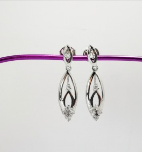 6-1-198185-2-Pendientes plata de ley 925 con circonitas