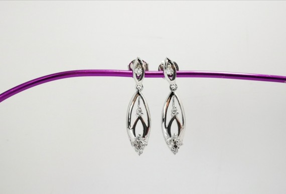 6-1-198185-2-Pendientes plata de ley 925 con circonitas