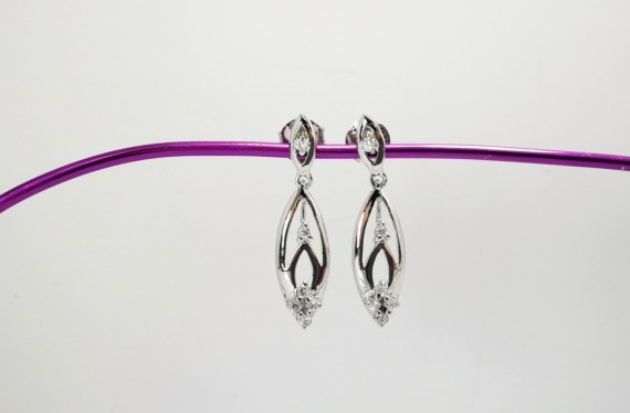 6-1-198185-4-Pendientes plata de ley 925 con circonitas