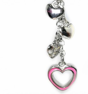 6-2-92957-1-Pendientes colgante corazón rosa
