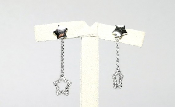 6-2-92976-2-Pendientes colgantes estrellas bolitas