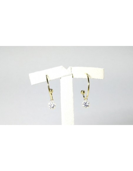 6-2-93098-1-Pendientes aro con circonita 17 mm