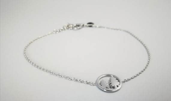 6-1-186897-3-Pulsera circulo Abetos EBR26198 Rodio