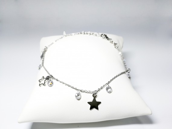 6-2-93183-3-Pulsera estrella con piedra colgante