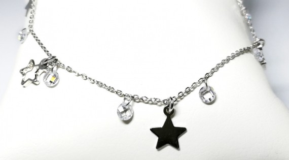6-2-93184-5-Pulsera estrella con piedra colgante