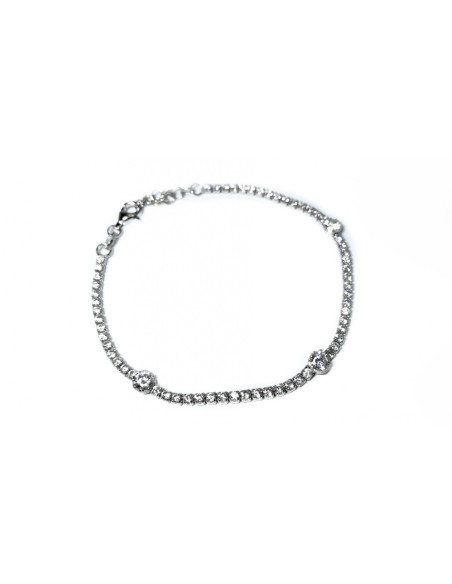 6-2-93201-2-Pulsera cordón circonitas 3 centrales