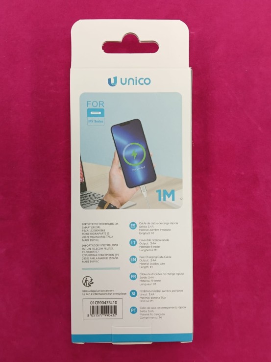 6-6-167241-2-Cable USB a Lightning 1M