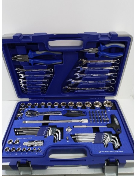 6-6-155491-2-Llaves MALETÍN NORAUTO - 84 PIEZAS Sin Uso