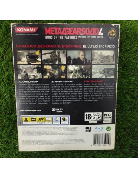 6-6-162472-2-Videojuego PS3 Metalgearsolid4