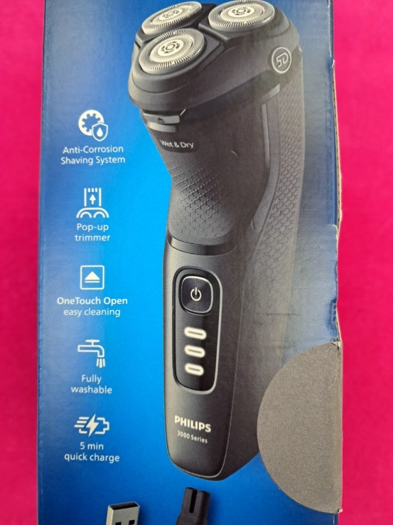 6-6-168527-2-Afeitadora Electrica Philips Shaver Serie 3000 (sin Uso)