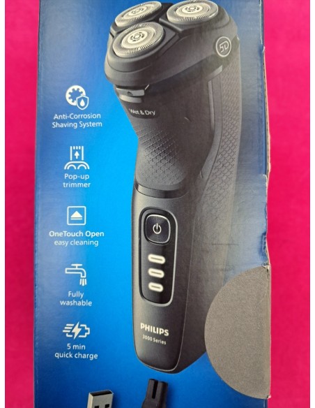 6-6-168527-2-Afeitadora Electrica Philips Shaver Serie 3000 (sin Uso)