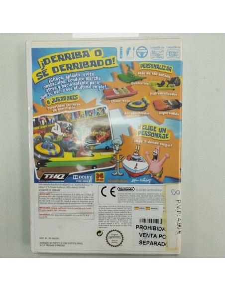 6-6-162554-2-Videojuego Wii bob esponja botes de choque 