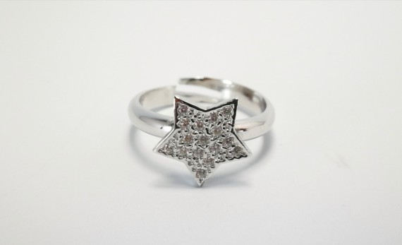 6-1-187083-2-Anillo con Estrella piedras de Rodio