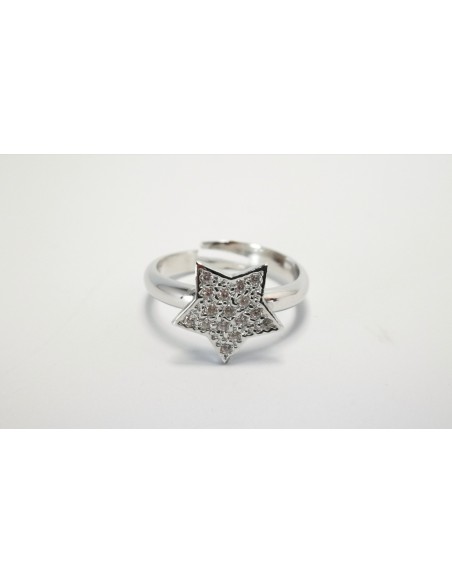 6-1-187083-2-Anillo con Estrella piedras de Rodio