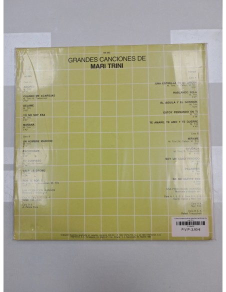 6-6-168430-2-Coleccionismo musical grandes canciones de mari trini 
