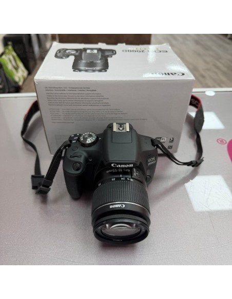 7-7-79850-3-Cámara Digital Réflex Canon EOS 2000D