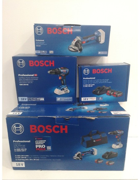 6-6-148482-3-Herramientas eléctricas Set BOSCH GSB 18V-55 Y GWS18V-7 (NUEVO)