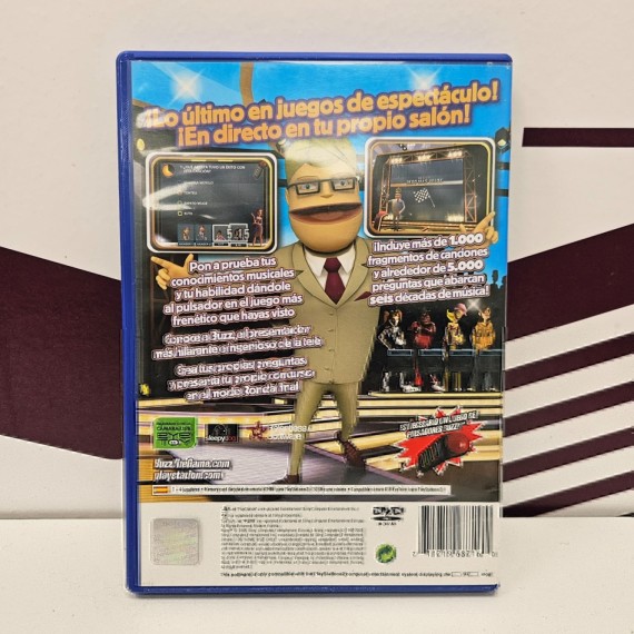 8-8-78365-2-Consola PS2 Buzz: El gran cincurso musical