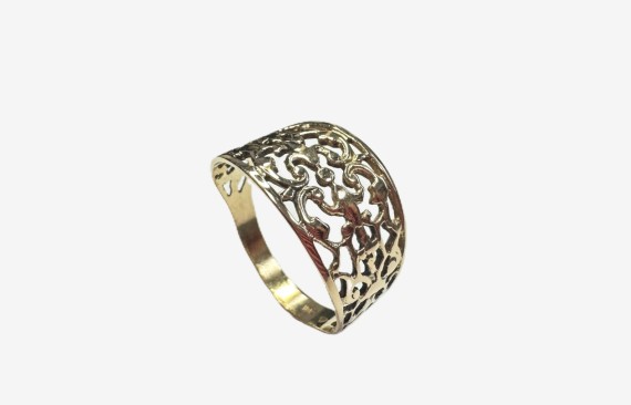 1-1-262820-3-Anillo calado de oro amarillo 18K, T 22