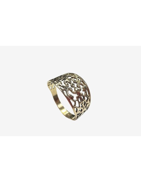 1-1-262820-3-Anillo calado de oro amarillo 18K, T 22