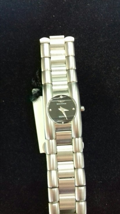 1-1-77359-1- sandoz reloj de mujer acero cristal zafiro sin uso 