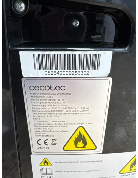 1-1-269754-4-Aire Acondicionado Cecotec ForceClima 12250 Smartheating 
