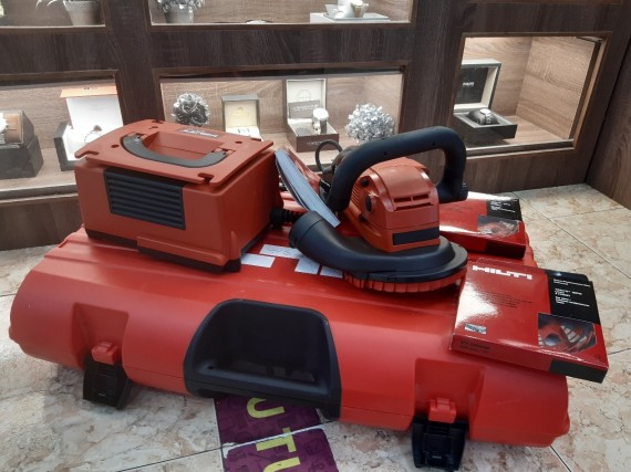 1-1-245597-1-Amoladora Hilti 03439309 DG 150 Sistema De Molienda De Diamante 2 Discos 
