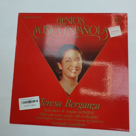 1-1-217987-1-Vinilo Genios de la musica española : Teresa Berganza