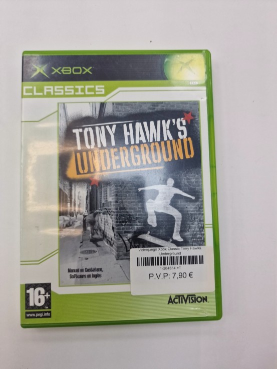 1-1-264814-1-Videojuego Xbox Classic Tony Hawks Underground