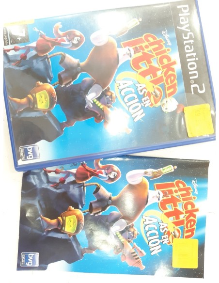 1-1-212153-1-Videojuego PS2 chicken little as en acción